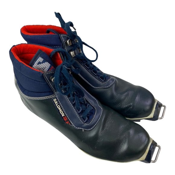 Vintage Solomon SR451 Cross County Skiing Shoes Women’s size Eur 44 US 9.5 - Picture 12 of 12